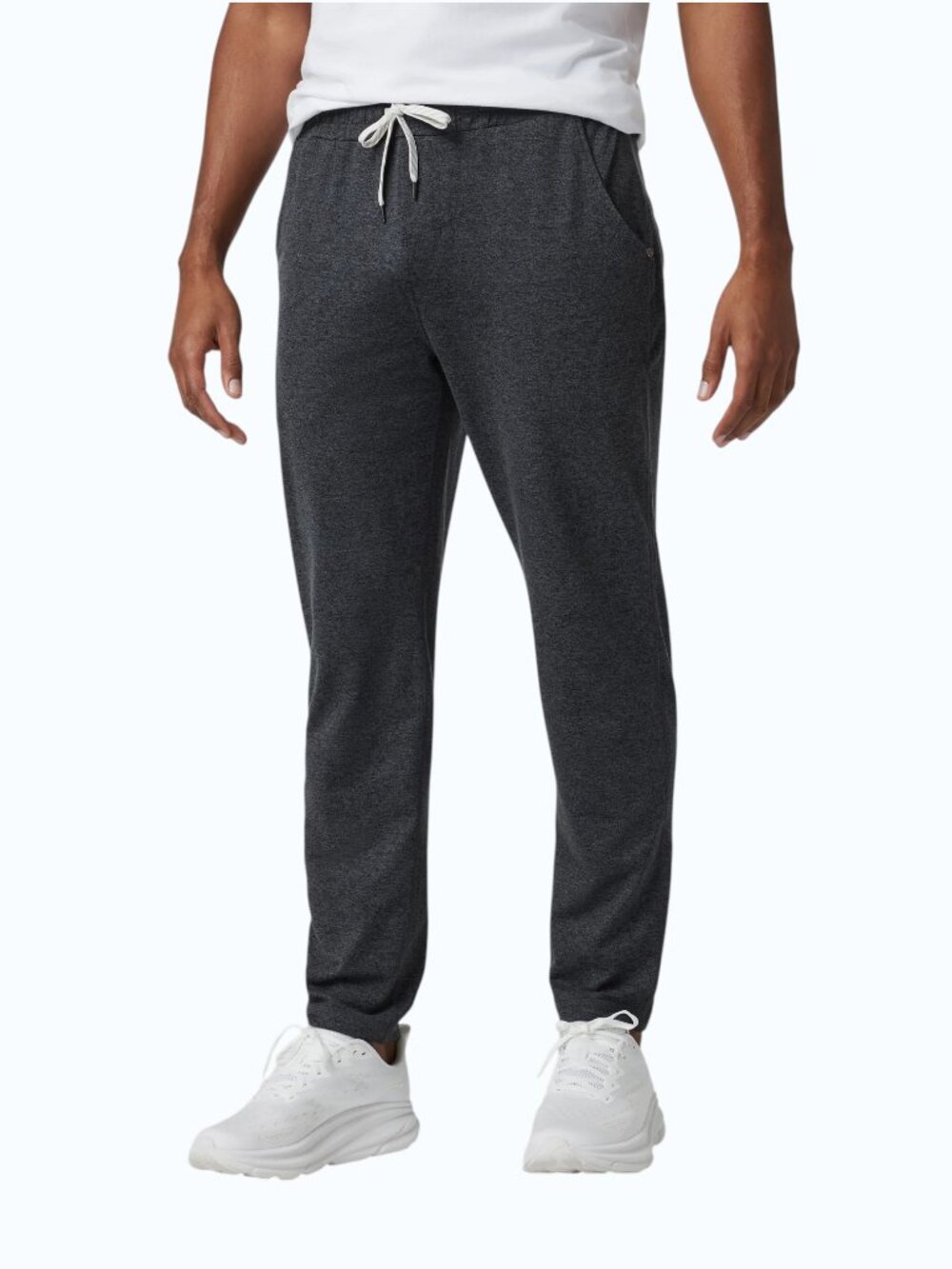 Vuori Ponto Performance Pants Men's S Charcoal Heather Gray Dreamknit Lounge